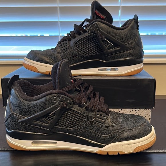 Nike Air Jordan Retro 4 Sr Sz 11 Laser main image 7